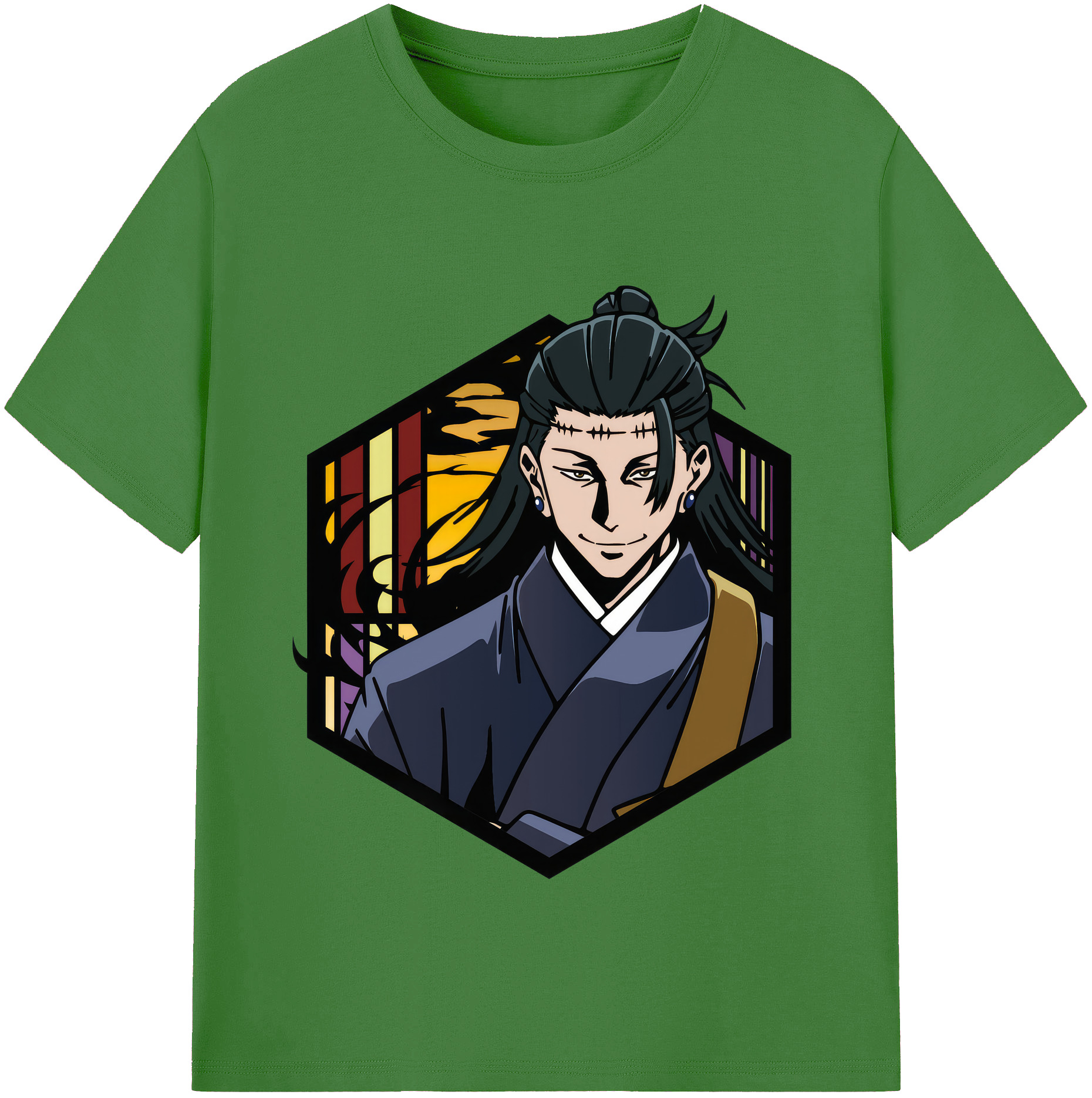 （画像用） 呪術廻戦 Jujutsu Kaisen レディースカジュアルプリントTシャツ（綿100％）